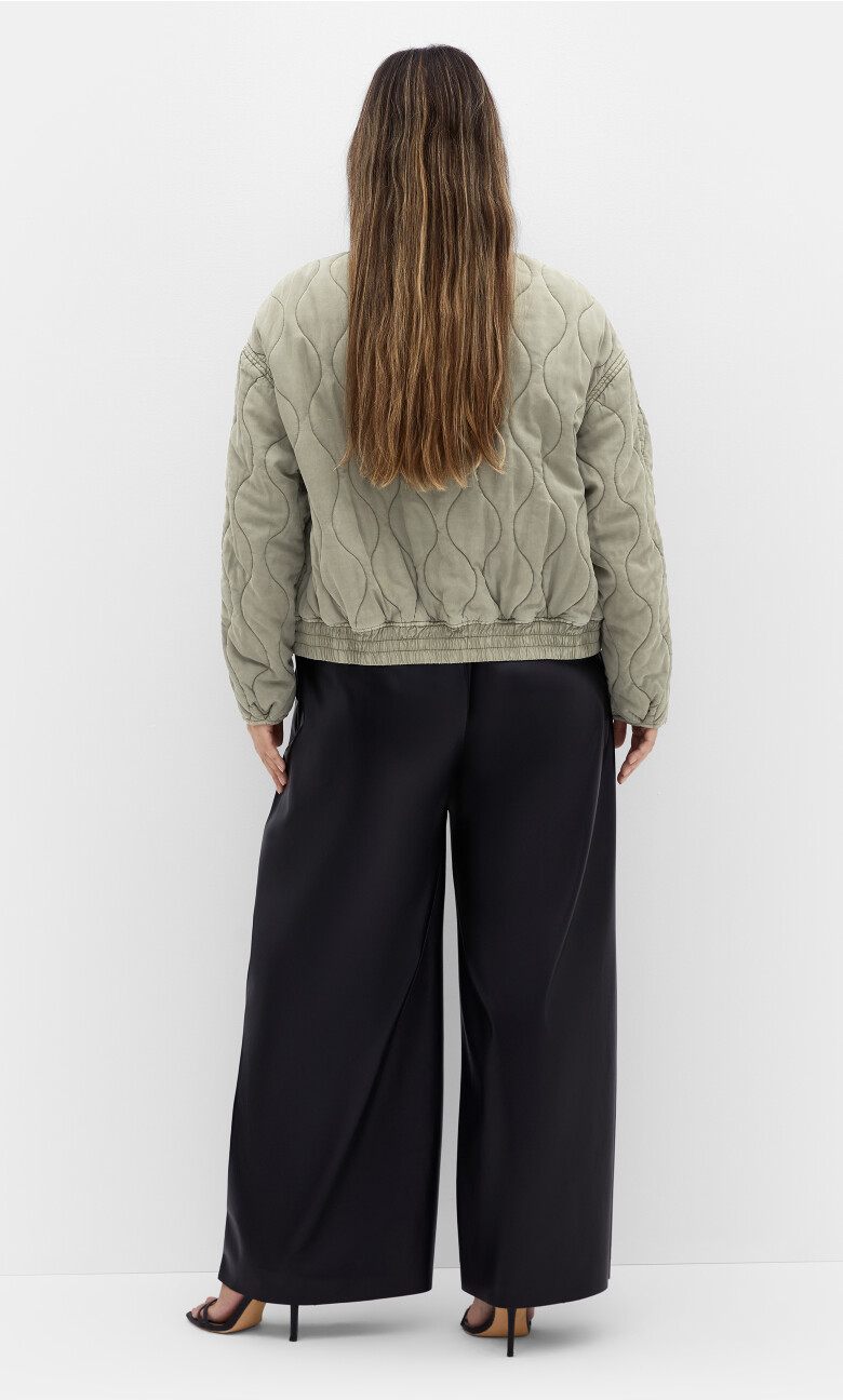 Baylee Puffer Jacket - khaki