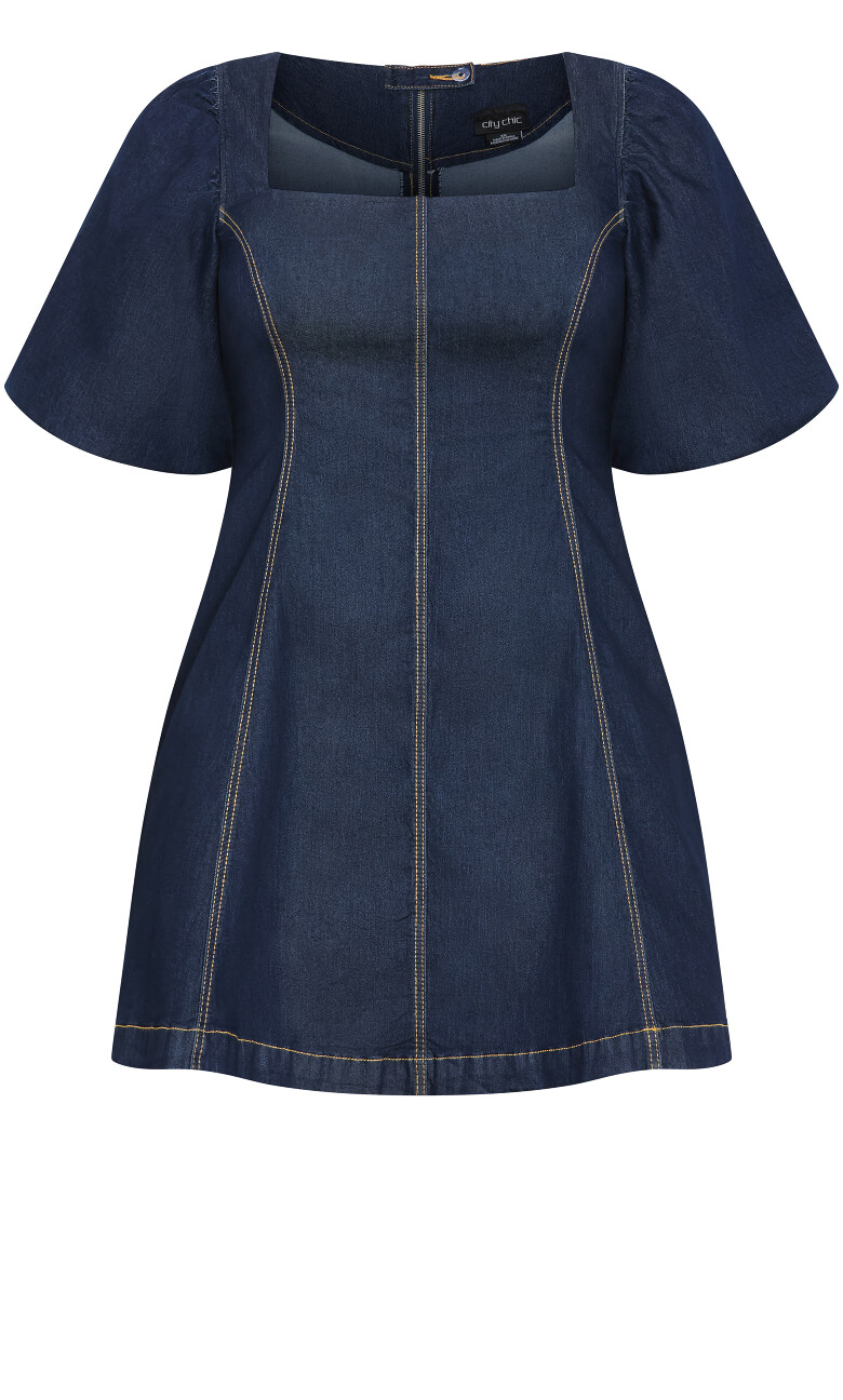 Rodeo Denim Mini Dress - dark wash