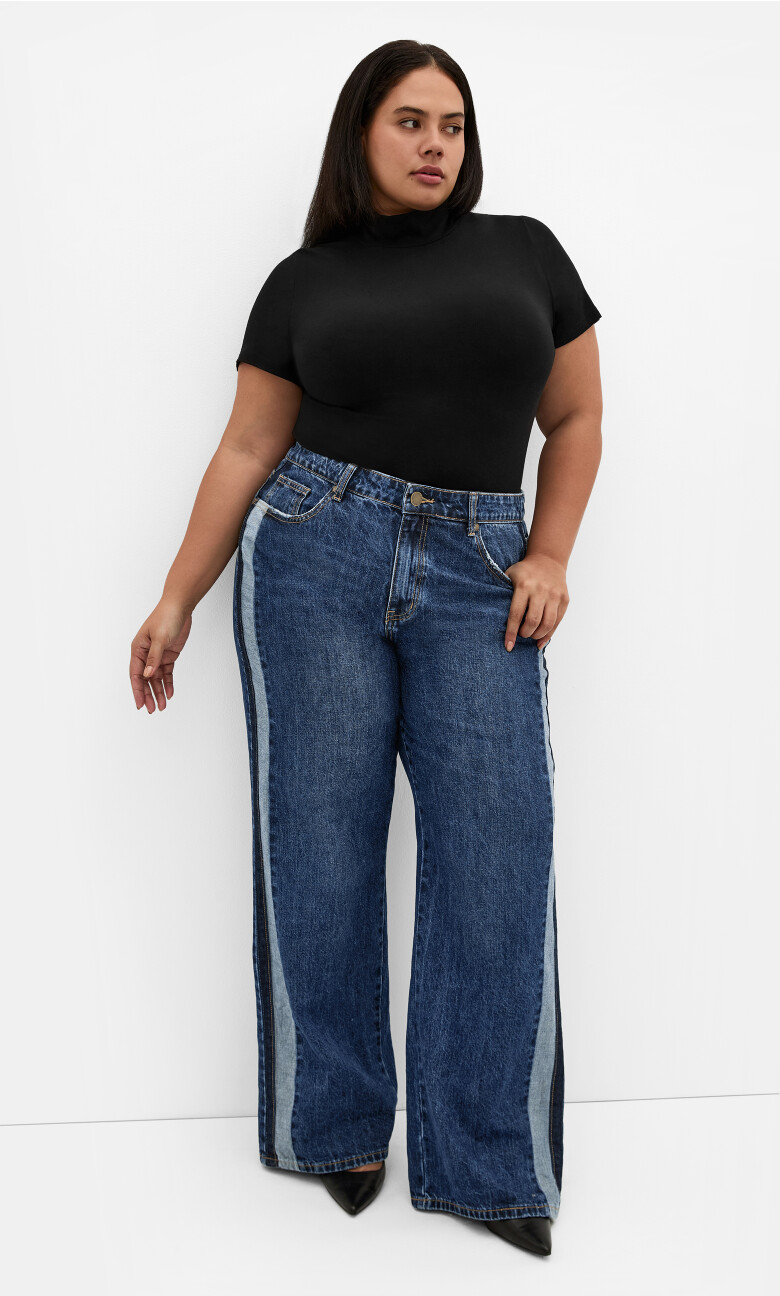 Plus Size Jean Elevate - Dark denim