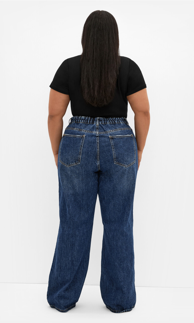 Harley Fit Elevate Wide Leg Jean - dark wash
