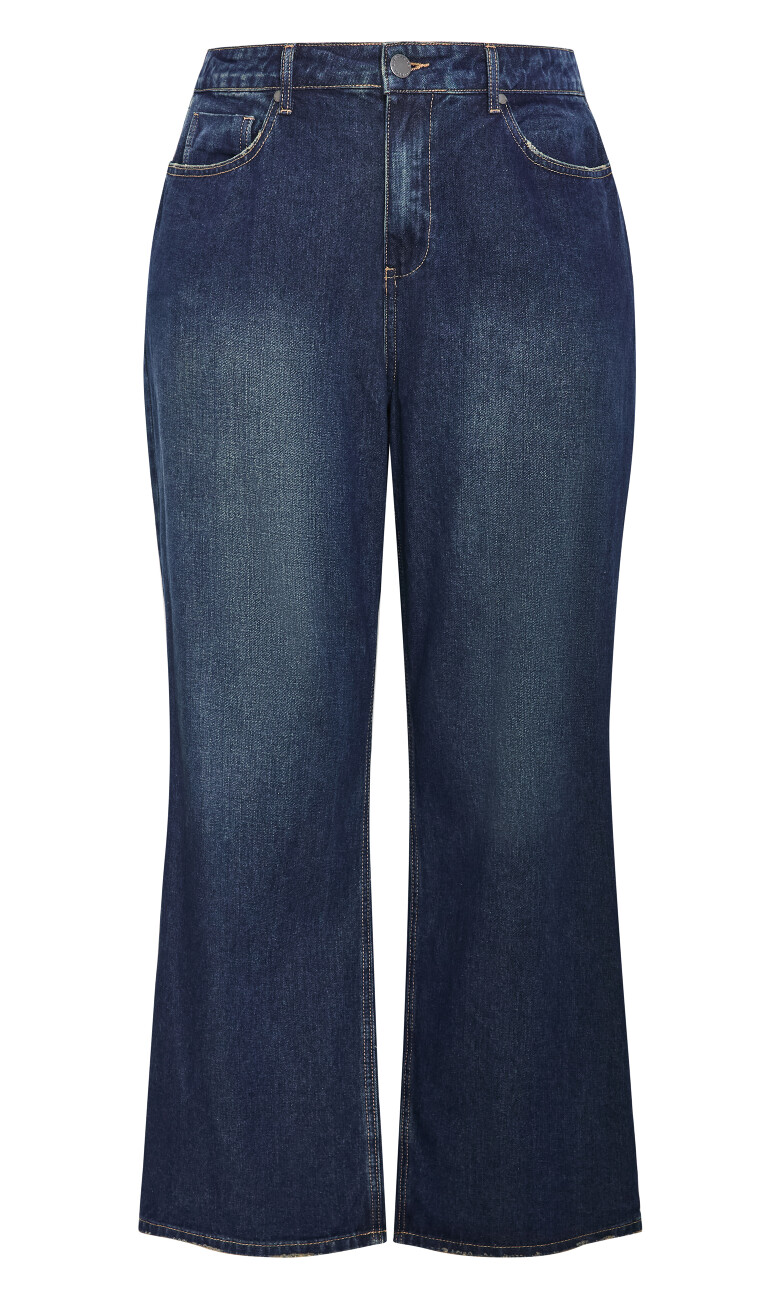 Harley Fit Talia Wide Leg Jean - dark wash