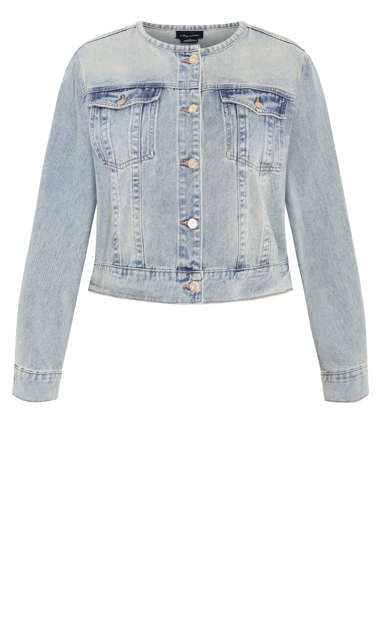 Talia Denim Jacket - mid wash