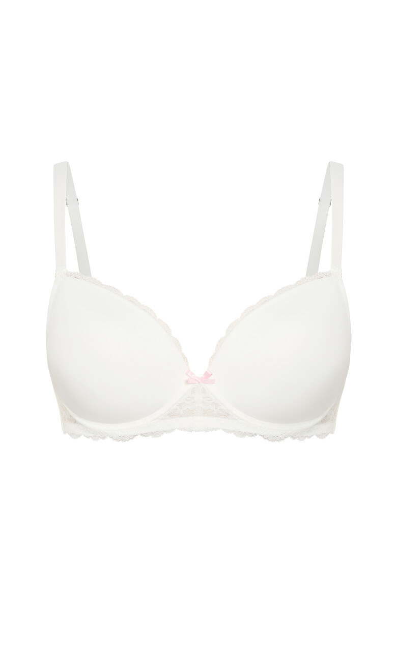 Hailey Demi T-Shirt Bra - ivory