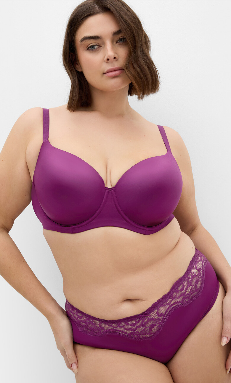 Smooth & Chic T-Shirt Bra - amethyst