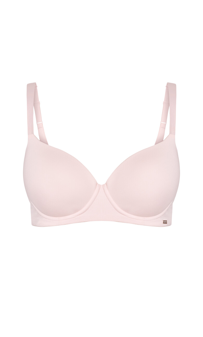 Smooth & Chic T-Shirt Bra - pink icing
