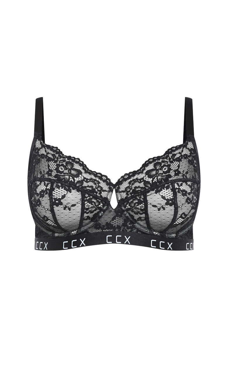 Signature Underwire Bra - black