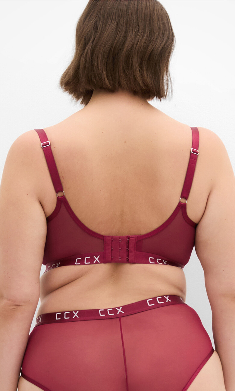 Signature Underwire Bra - sangria