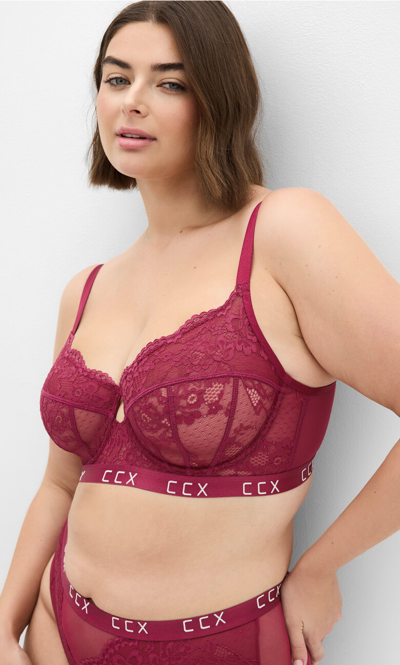 Plus Size Signature Uw Bra - Sangria