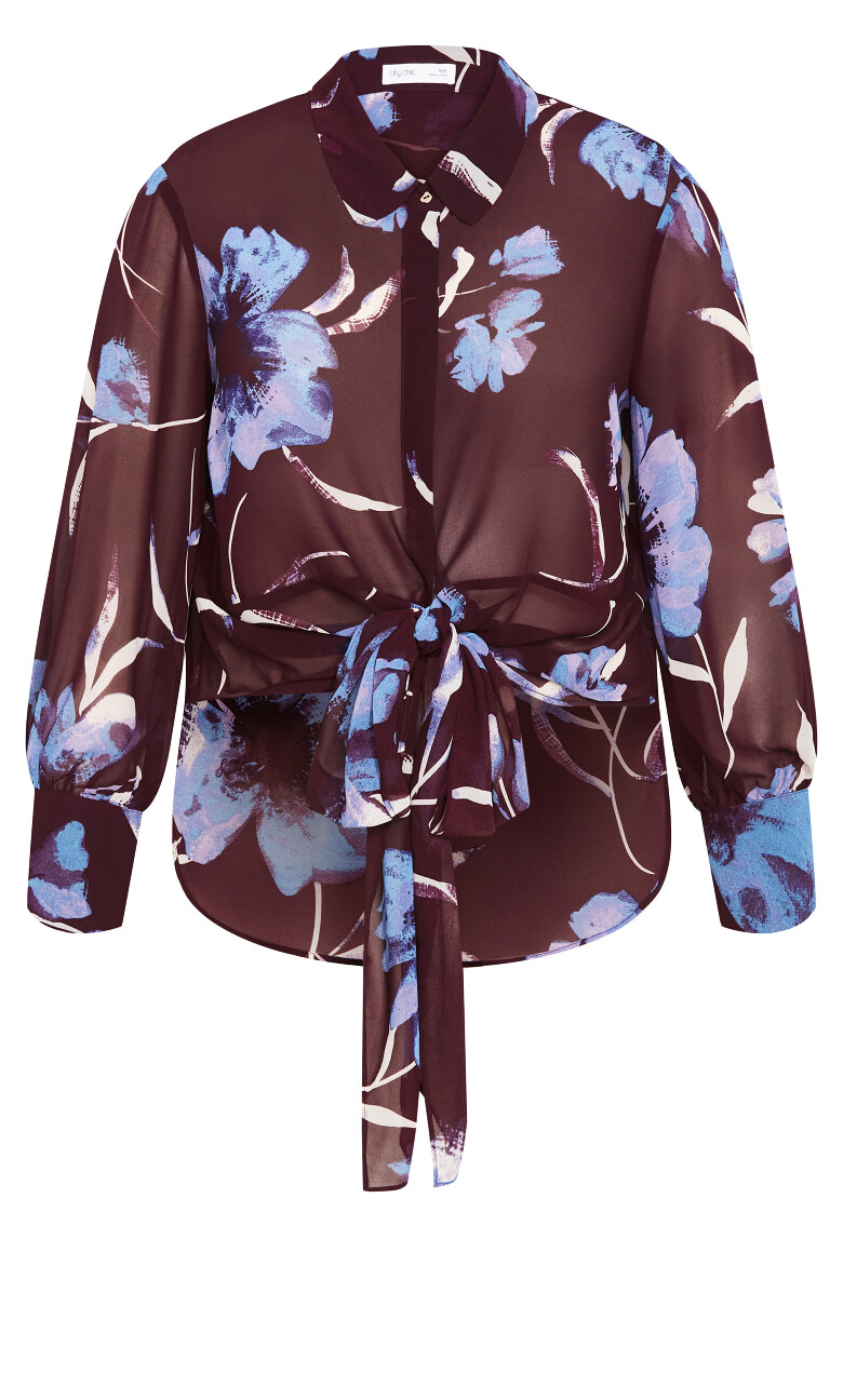 Jane Shirt - aubergine