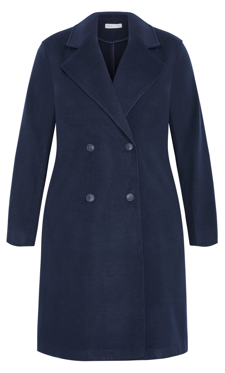 Anita Melton Coat - navy