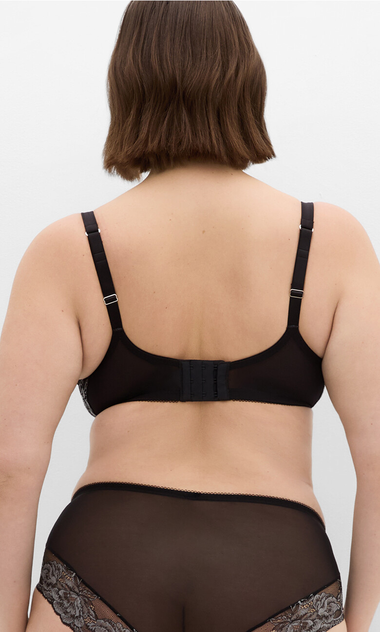 Winter Blossom Bra - silver blossom