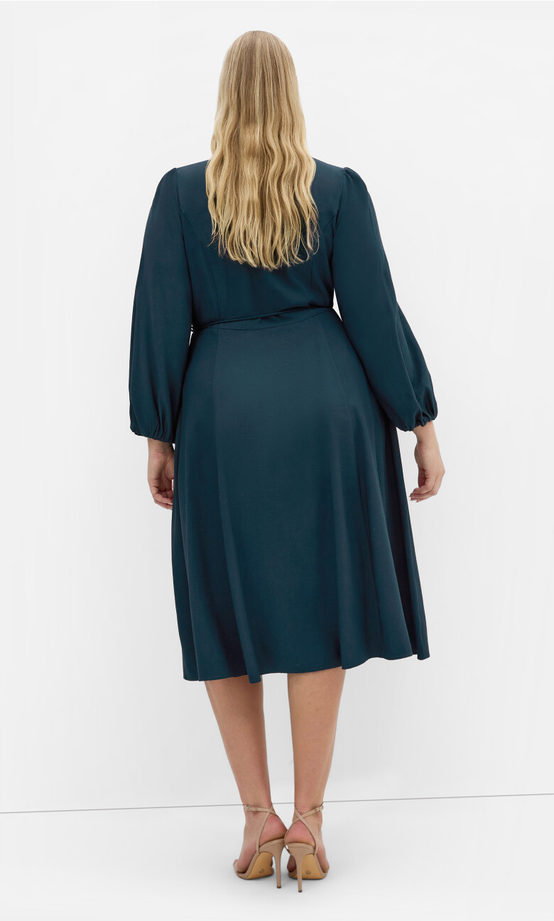 Kristina Midi Dress - deep teal