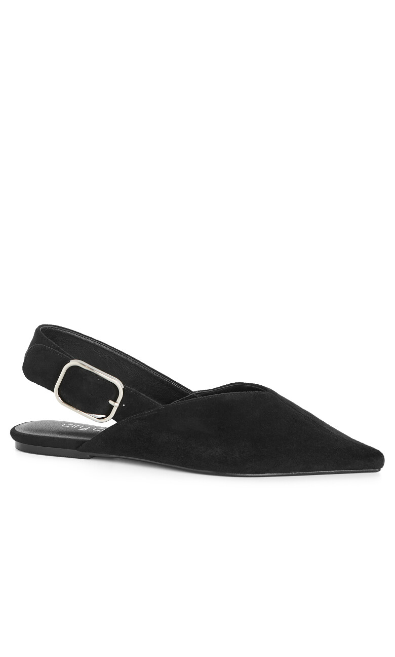 WIDE FIT Gianna Ballet Flat - black
