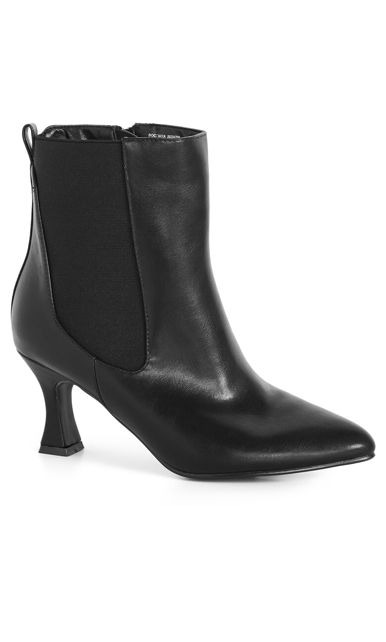 WIDE FIT Maya Ankle Boot - black