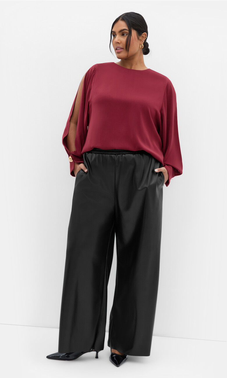 Katie Shirt - dark cherry