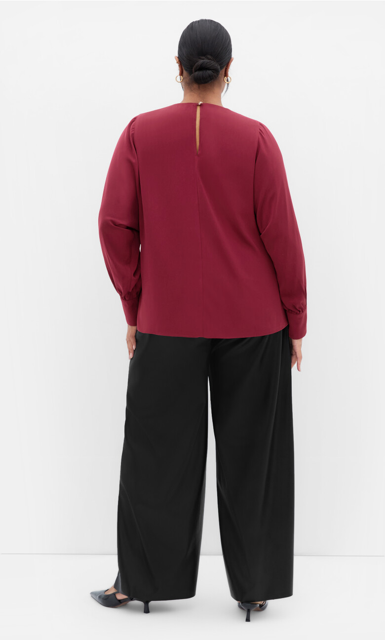 Katie Shirt - dark cherry