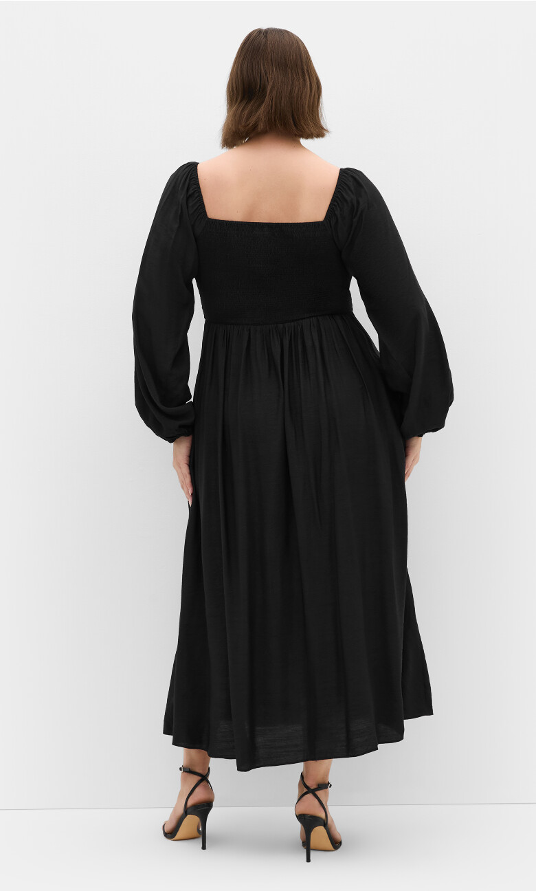 Abbigail Long Sleeve Dress - black