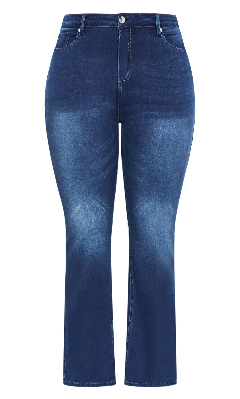 Harley Fit Bootleg Regular Jean - mid wash