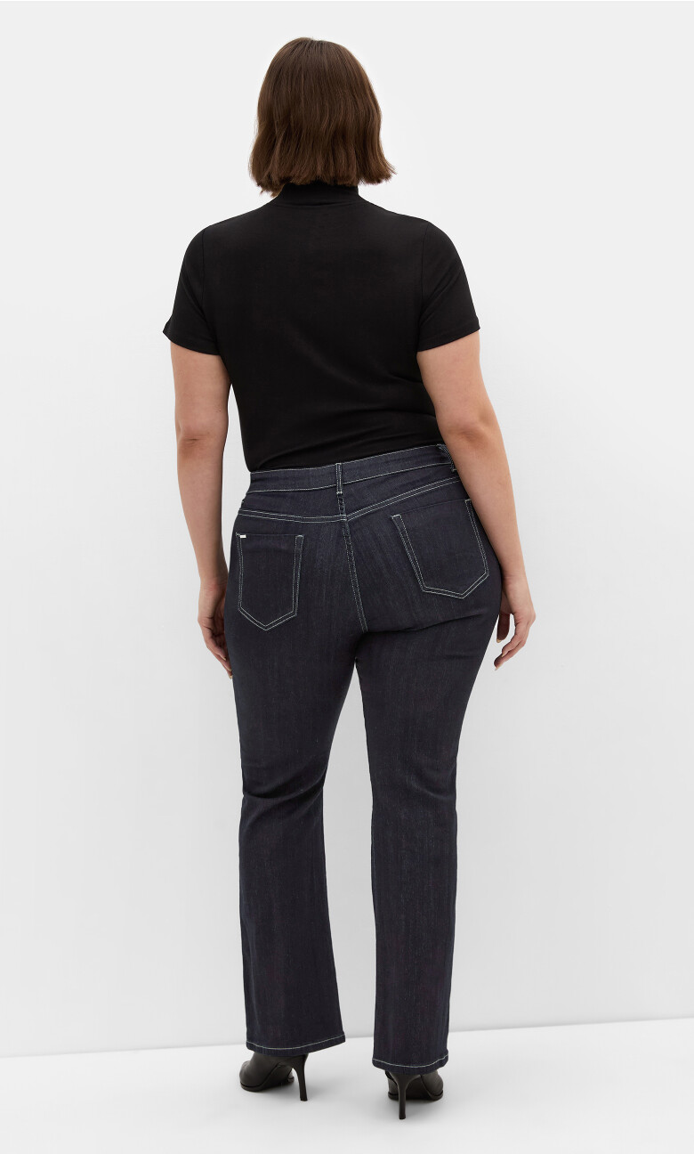 CC Bootleg Petite Denim Jean - dark wash