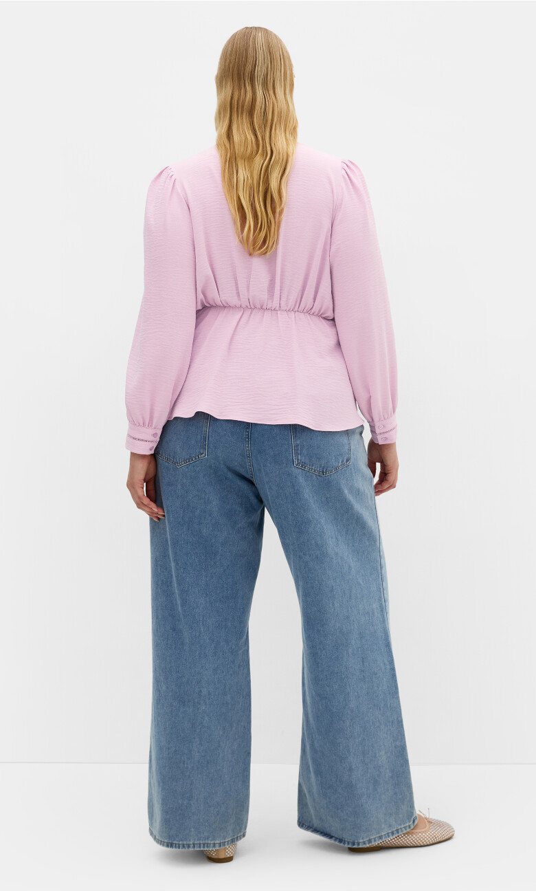 Island Sun Long Sleeve Top - soft pink