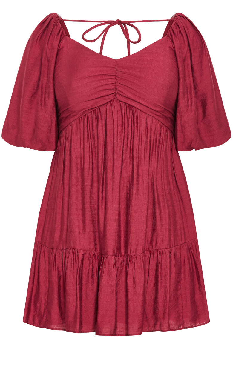 Mindy Babydoll Mini Dress - shiraz