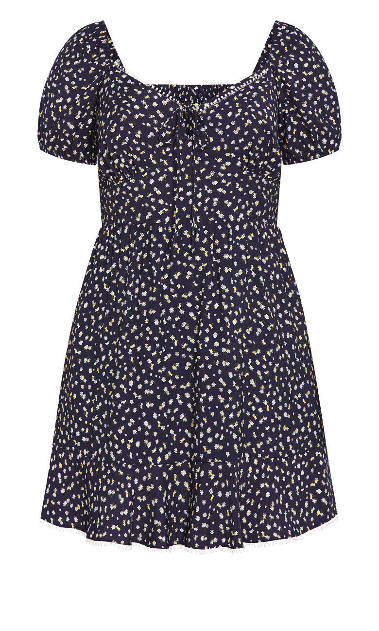 Sky Kiss Mini Dress - navy