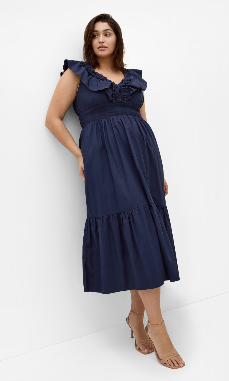 Plus Size Kelly Maxi Dress - navy