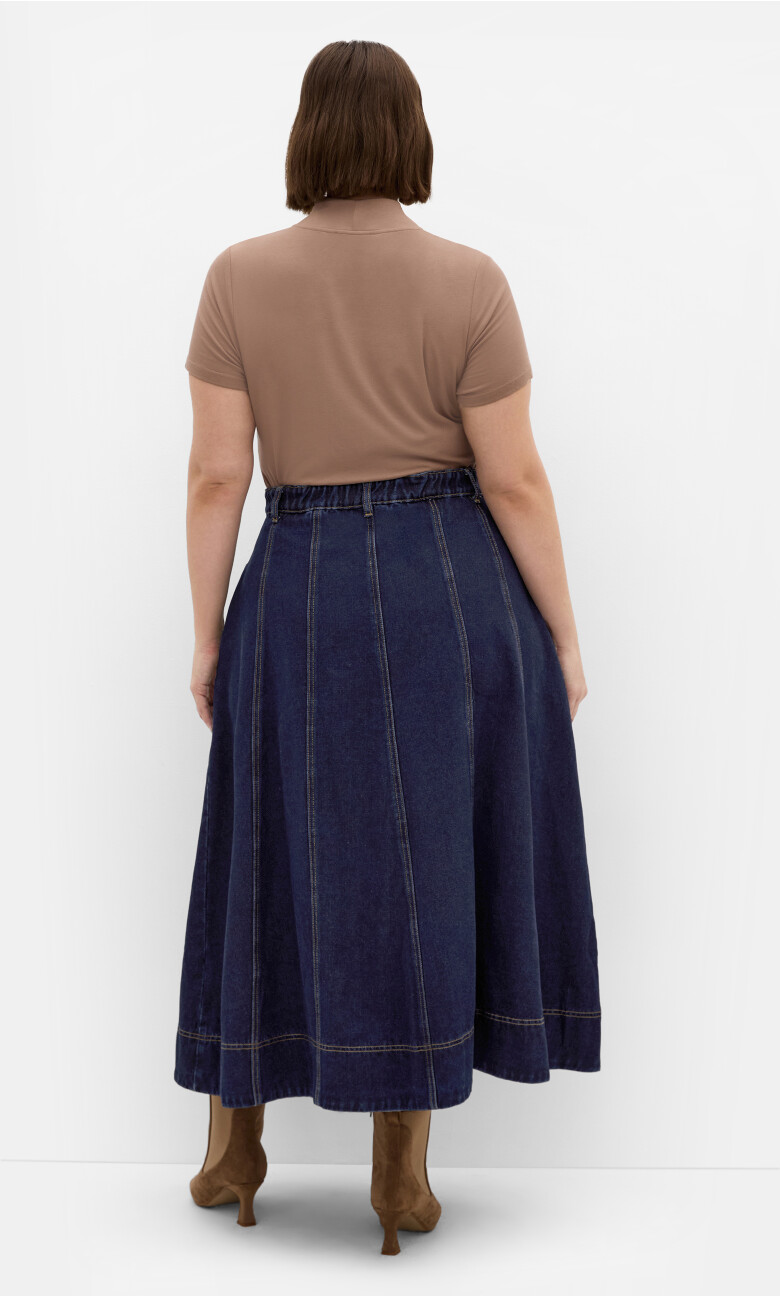 Ariana Denim Skirt - dark wash