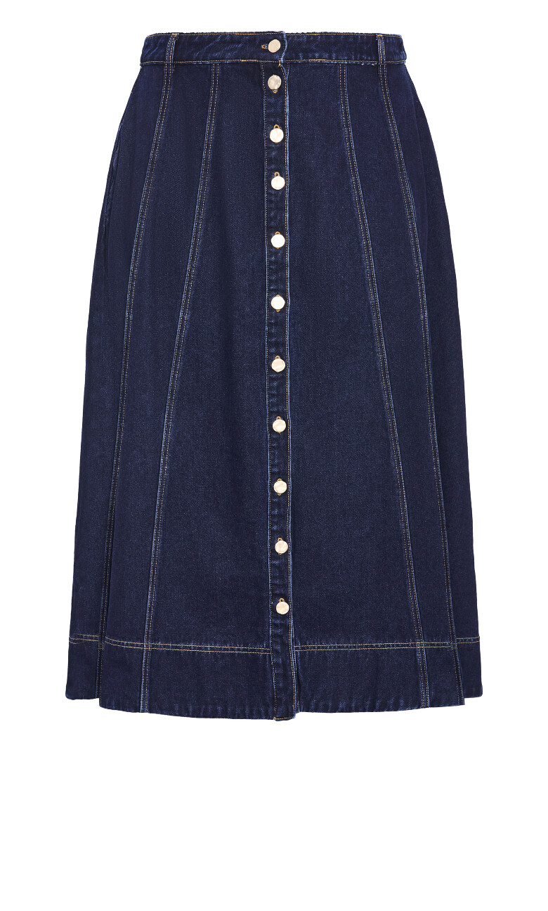 Ariana Denim Skirt - dark wash