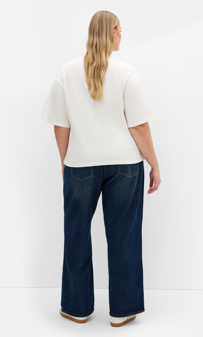 Los Angeles Cotton Tee - ivory