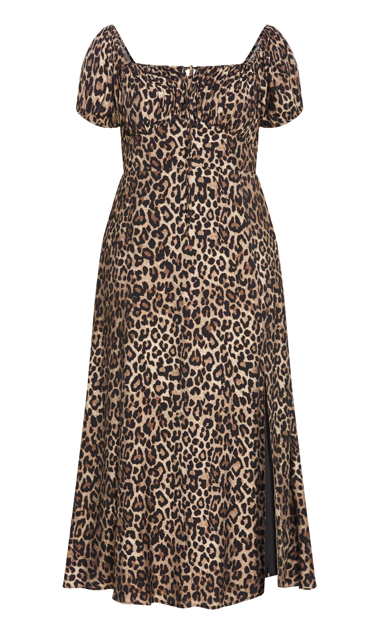 Abbigail Print Maxi Dress - leopard