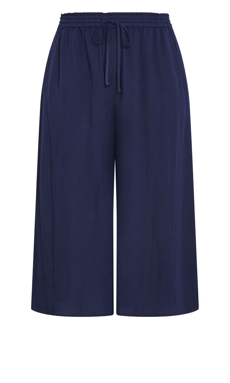 Elly Crop Pant - navy