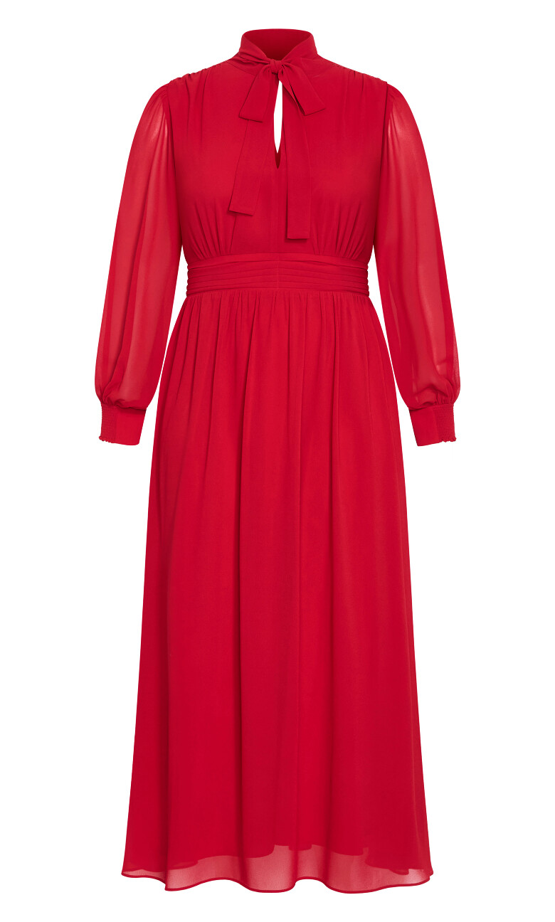 Alexandra Maxi Dress - red rose