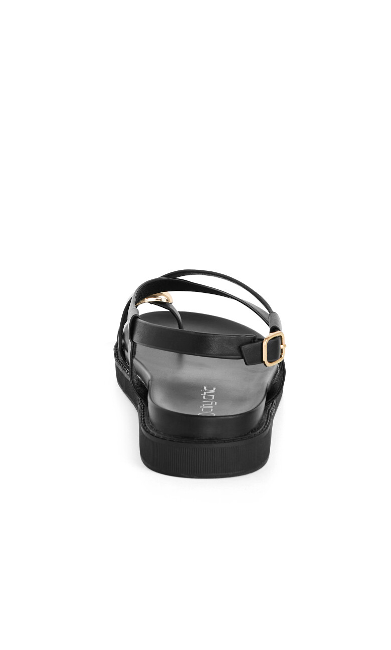 WIDE FIT Chloe Sandal - black