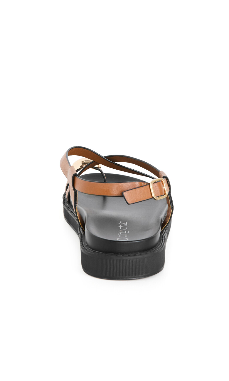 WIDE FIT Chloe Sandal - tan