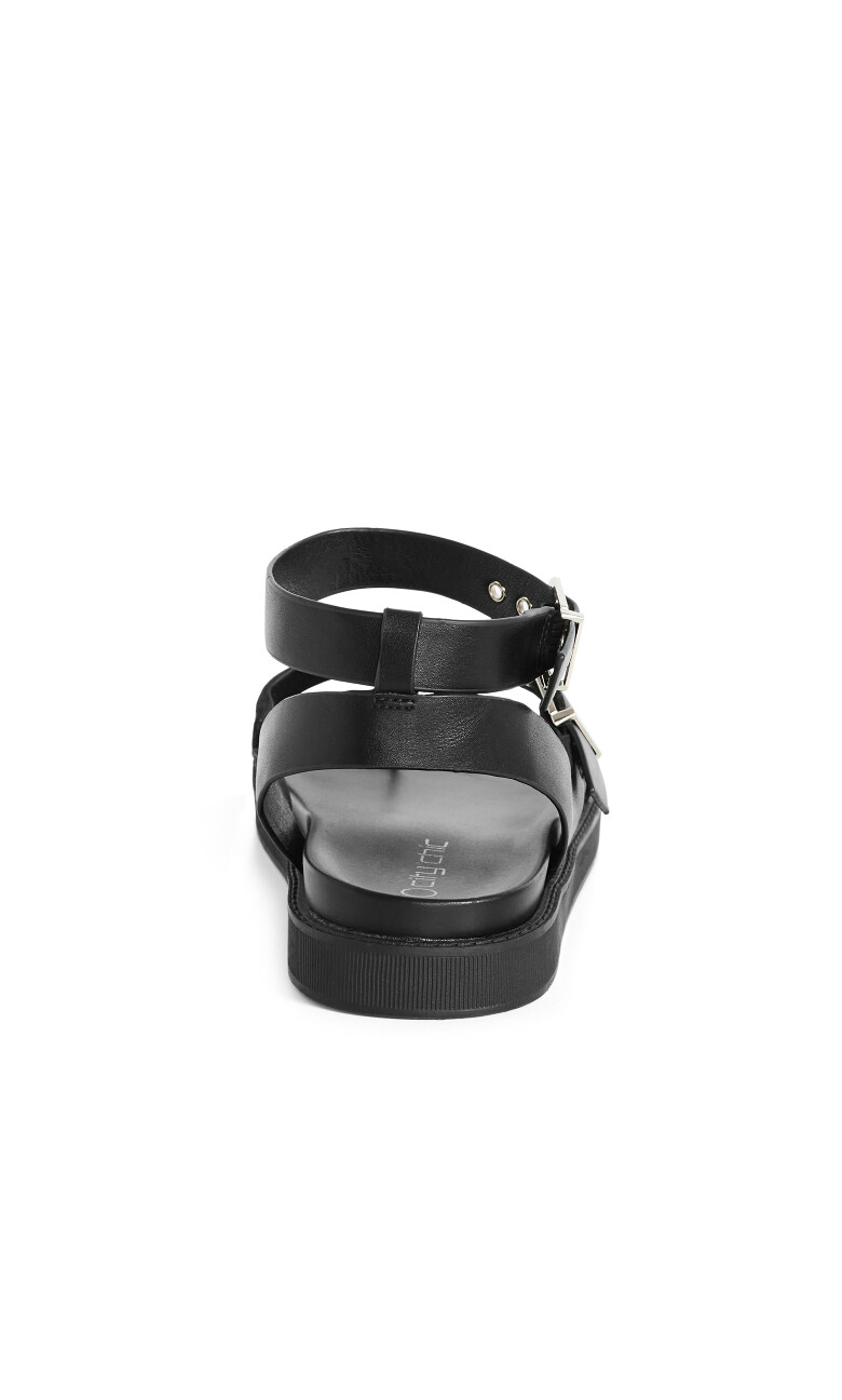 WIDE FIT Ivy Sandal - black