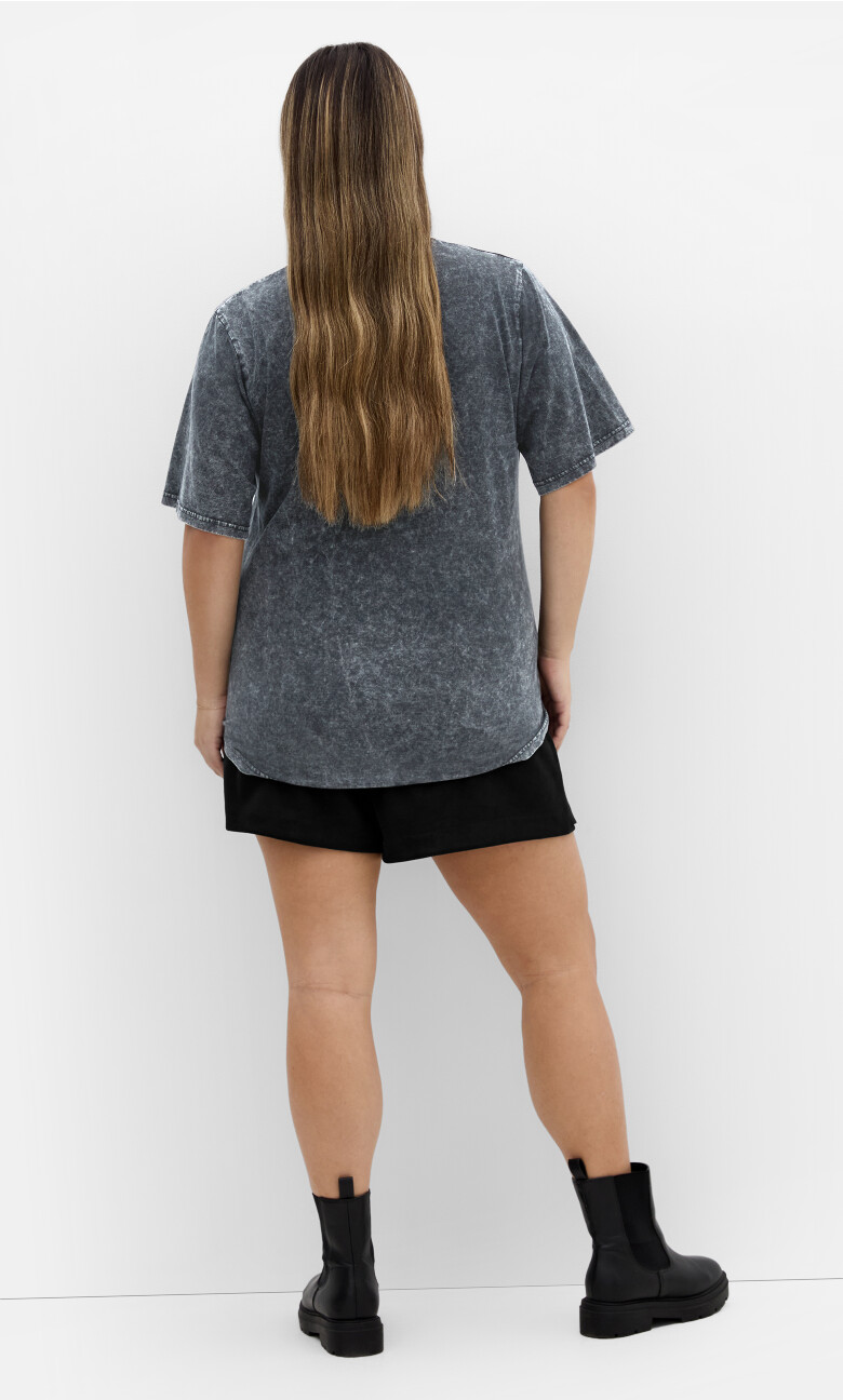 Ryan Arizona Print Tee - grey wash