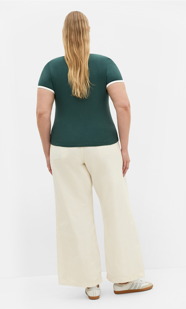 Micro Sport Print Tee - green