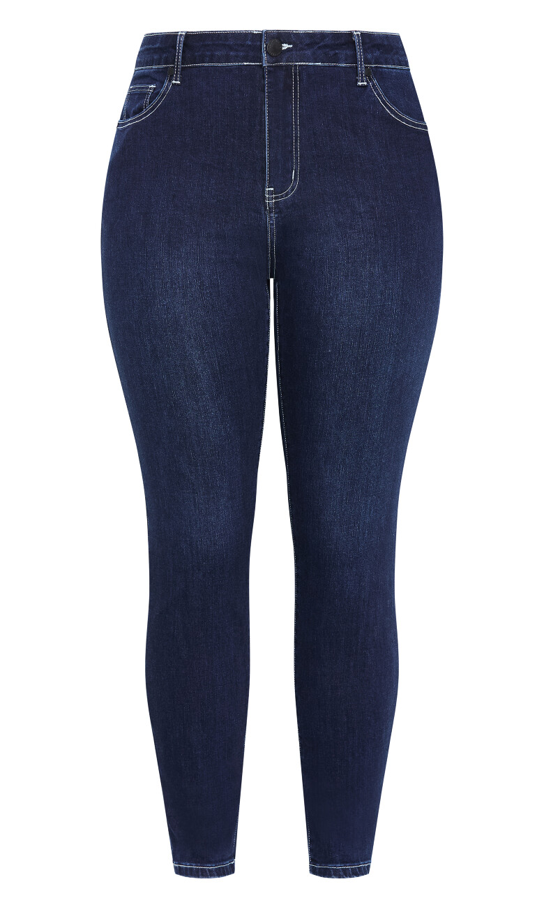 Harley Fit 90's Skinny Jean - dark wash
