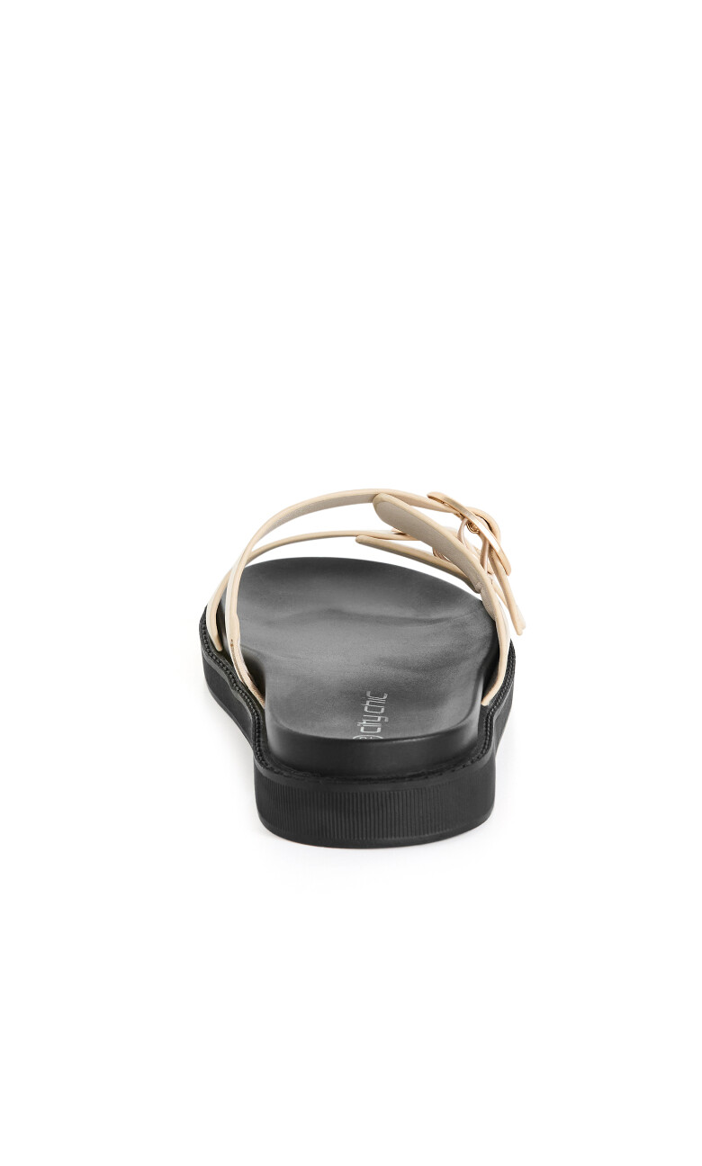 WIDE FIT Casey Slide - stone