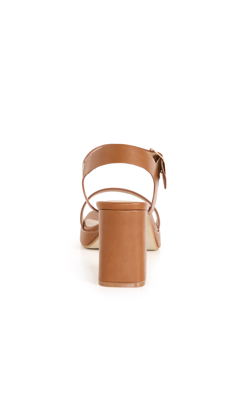 WIDE FIT Hadlee Platform - tan