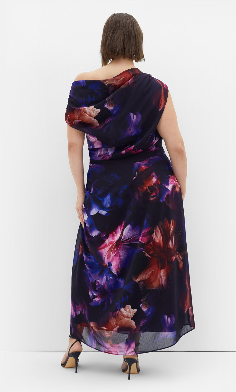 Vivid Floral Maxi Dress - multi