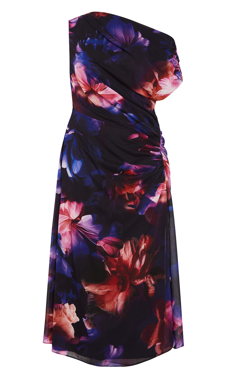 Vivid Floral Maxi Dress - multi