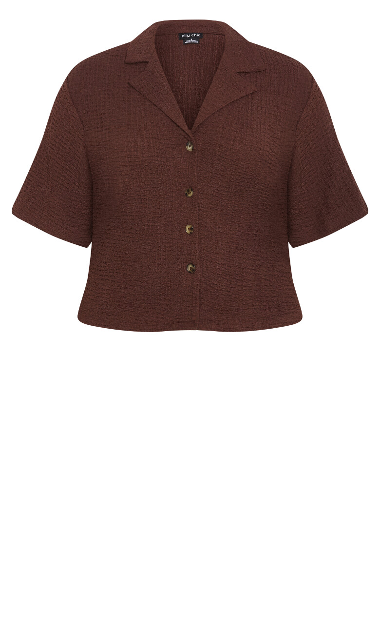 Zoie Shirt - chocolate