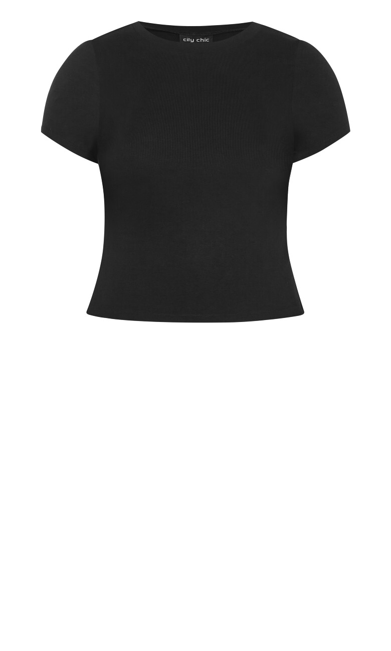 Karla Short Sleeve Tee - black