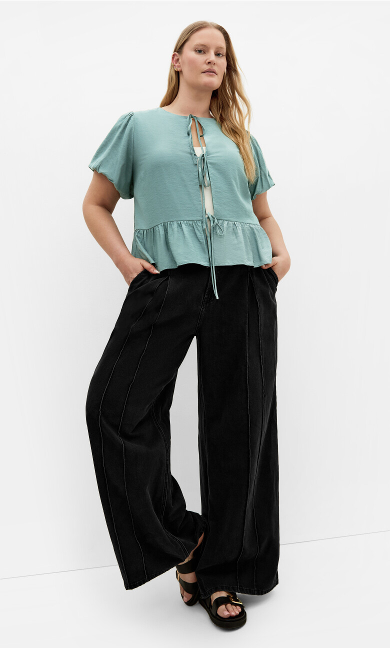 Plus Size Daphne Top - soft sage