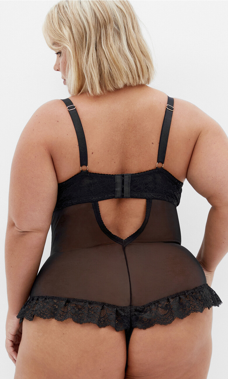 Viva Ouvert Bodysuit - black