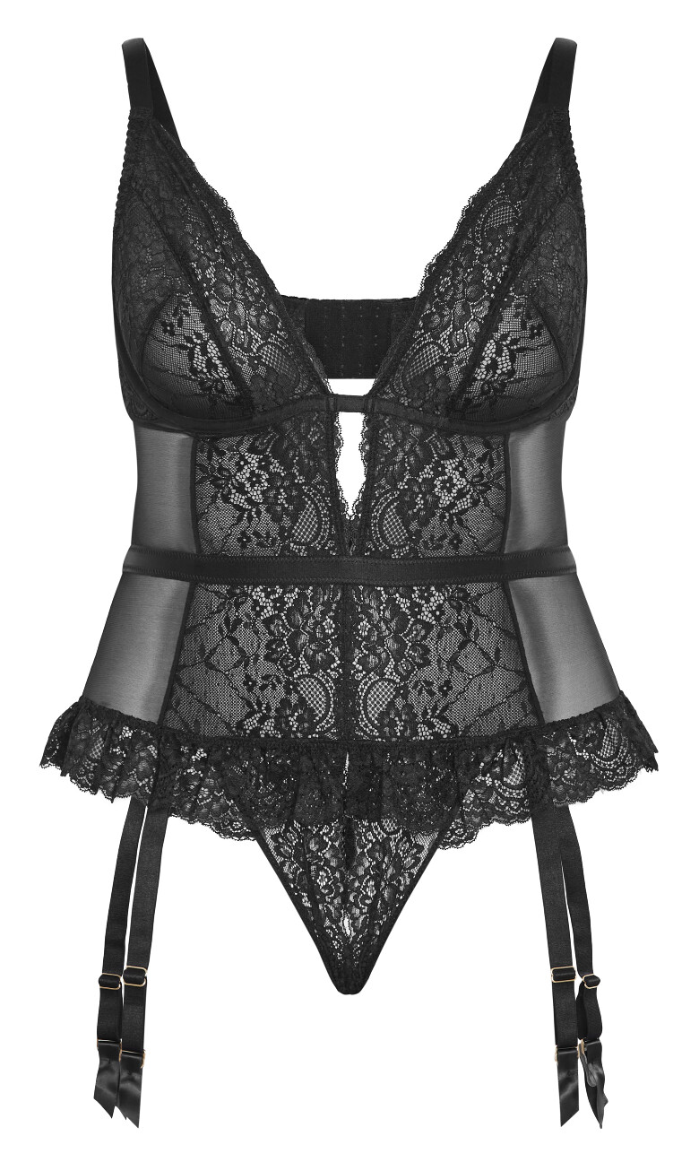 Viva Ouvert Bodysuit - black