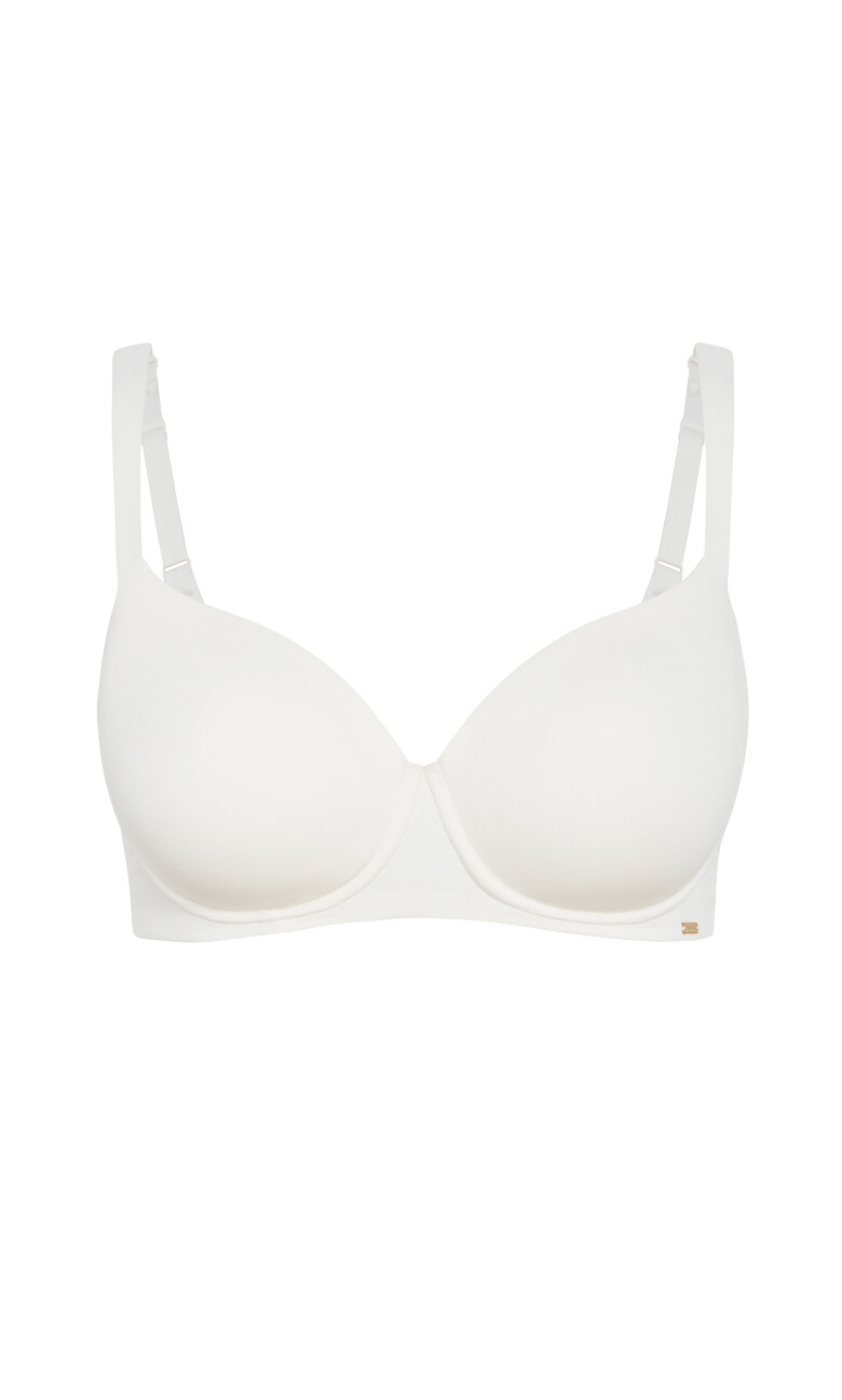 Smooth & Chic Cotton T-Shirt Bra - ivory