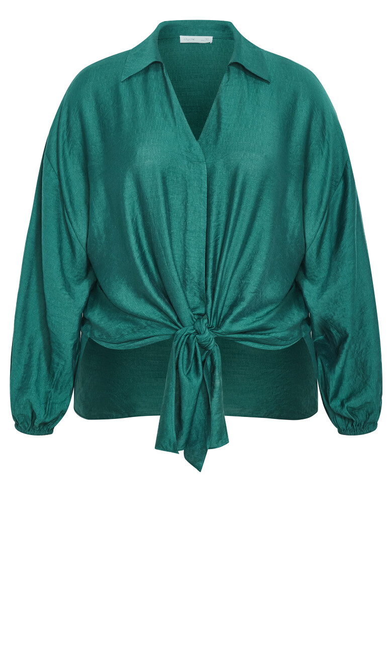Rosie Long Sleeve Shirt - jade
